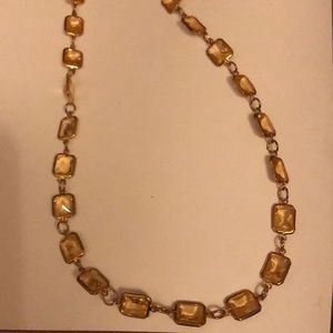 24 inch rose gold colored necklace